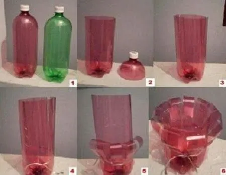 MuyVariado.com: Porta Velas con Botellas de Plastico, Manualidades ...