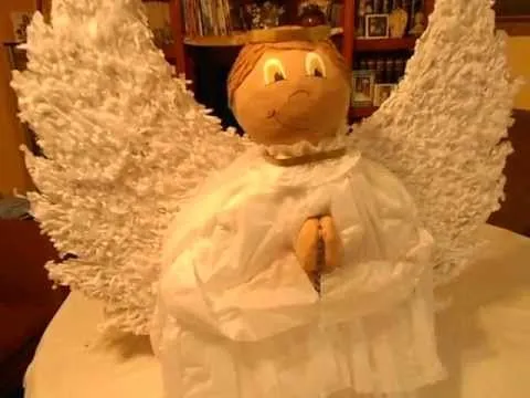 My 1st Pinata "Angel" for a babtism. - YouTube