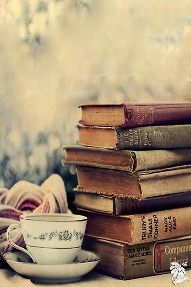 My Books | Tea and books, Book wallpaper, Coffee and books