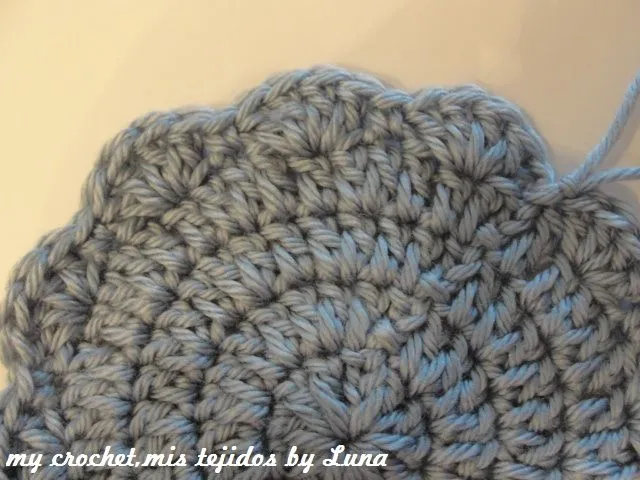 My Crochet , Mis Tejidos: Baby hat and tutorial / Gorro para bebe ...