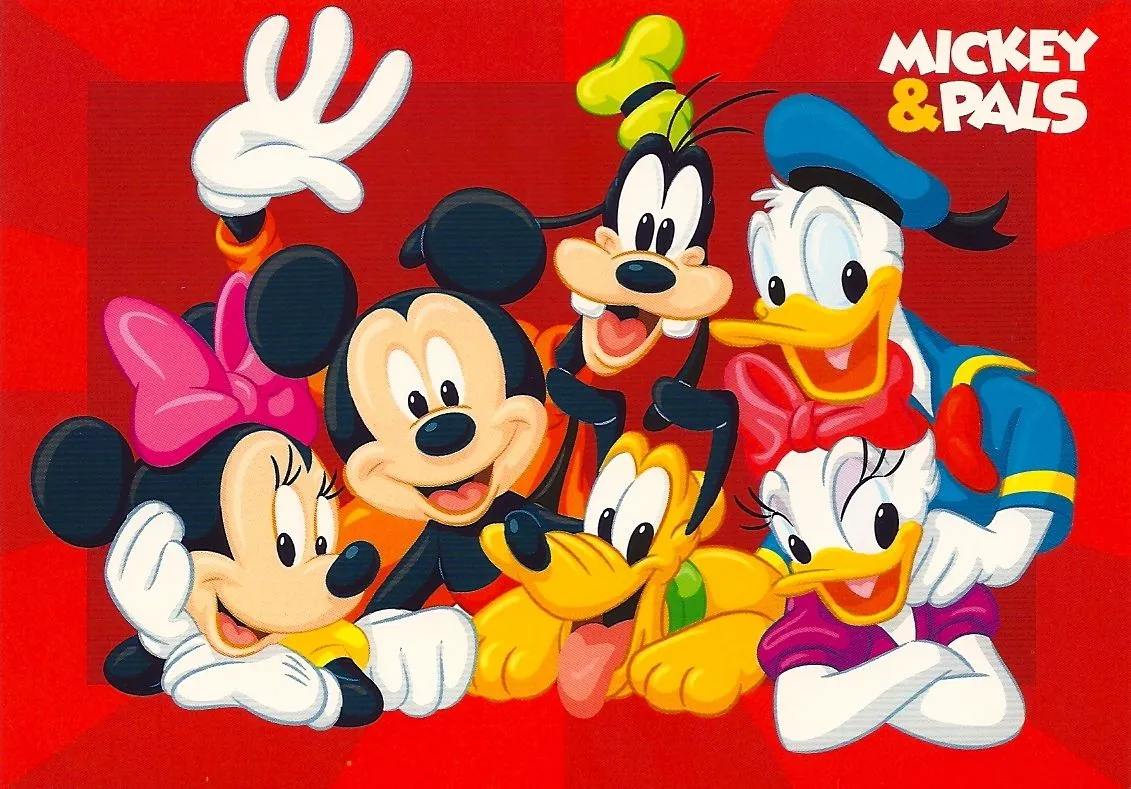 My Favorite Disney Postcards: MIckey and Pals