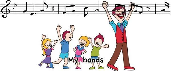 My hands. Canción para bailar en inglés con los niños