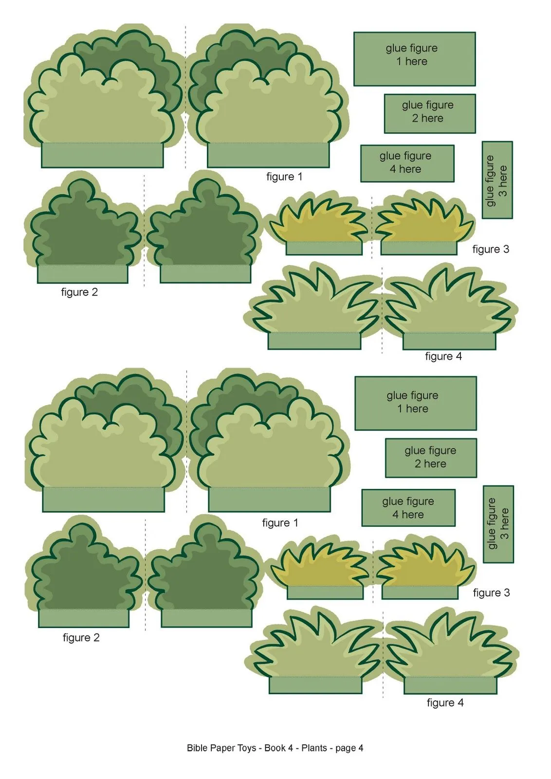 My Little House: Bible Paper Toys - Book 4 - Plants