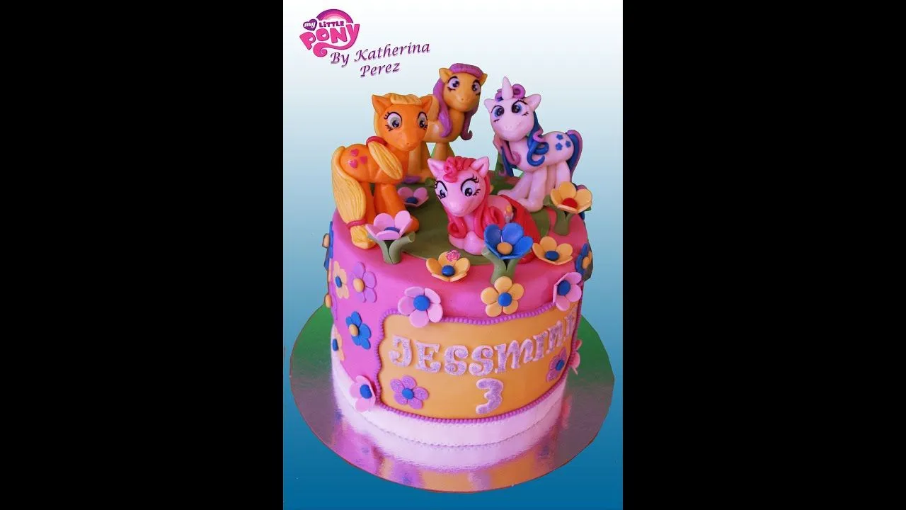 MY LITTLE PONY TORTA 3/ MY LITTLE PONY CAKE 3 - YouTube