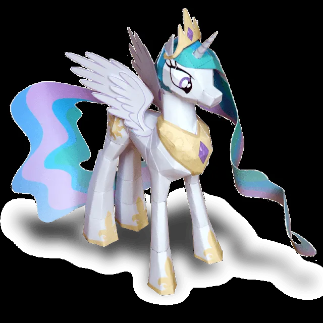 my little pony universe] princess celestia - DePapercraftBlog