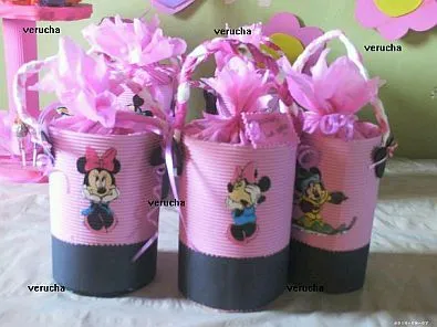 MuyAmeno.com: Fiestas Infantiles, Decoración Minnie Mouse, Centros ...