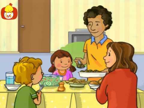 Nace un dibujo- Comida, Luli TV - YouTube