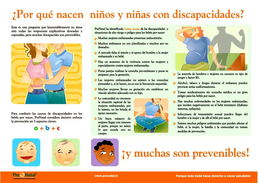 Por qué nacen niños con discapacidad? | Láminas Escolares