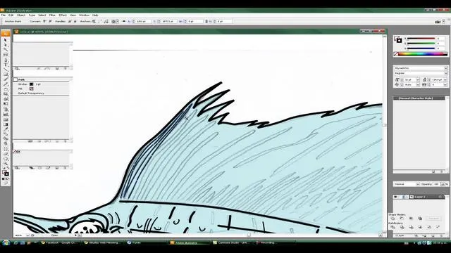 Proceso de ilustración "COMO NACE UN PEZ VELA" on Vimeo