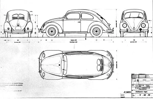 Nacimiento del Volkswagen Beetle. la influencia de hitler - Taringa!