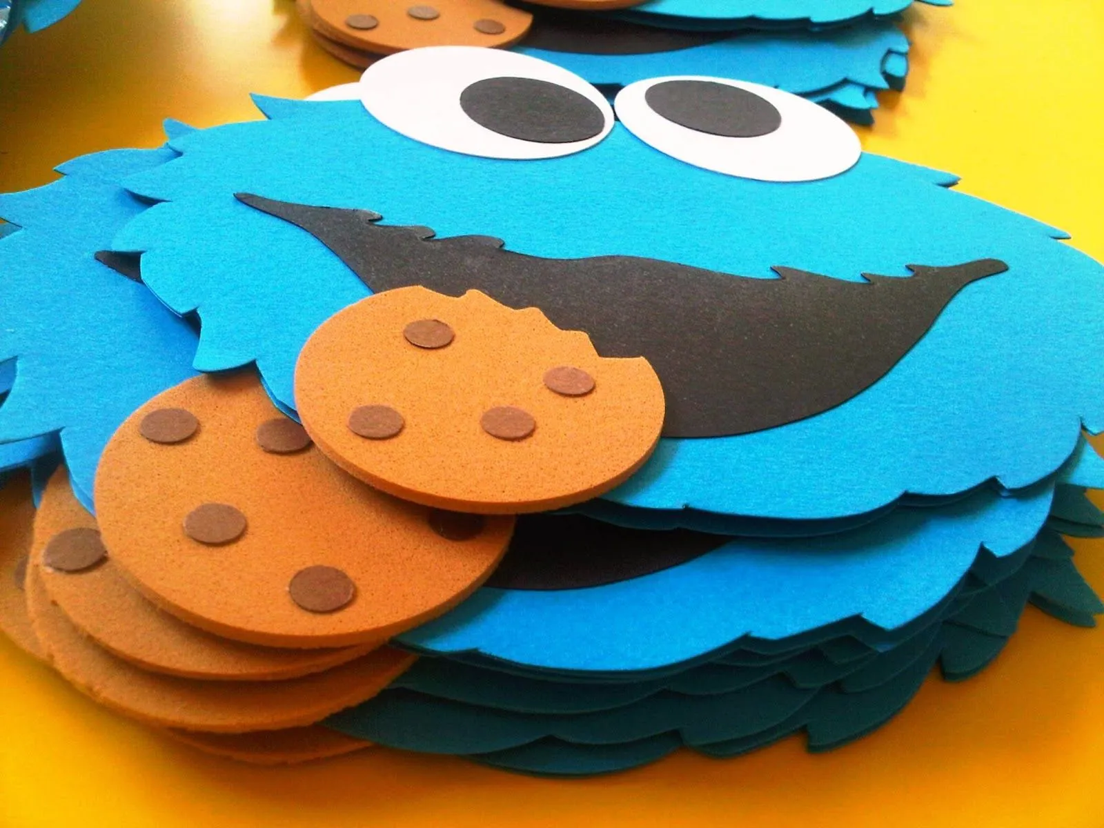 NADetalles : INVITACIONES COOKIE MONSTER