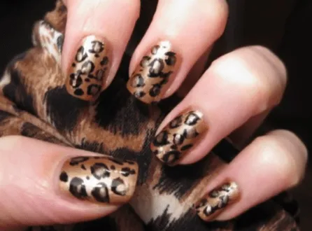 Nail-art World: Uñas de Leopardo!