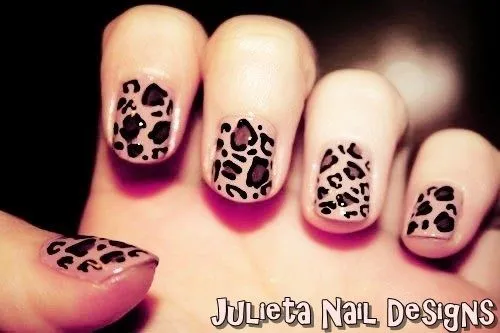 Todo Nail Designs: Uñas estilo leopardo