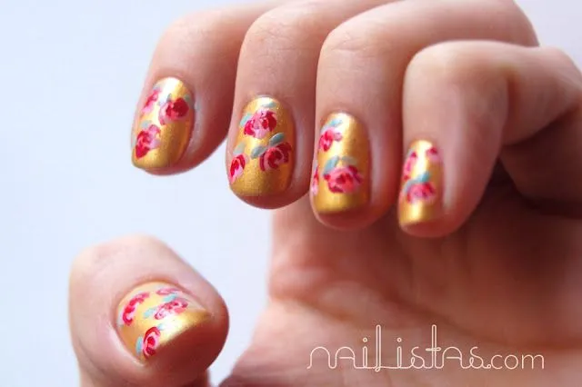 Nailistas: Uñas decoradas con flores // RETO >>> Manicura de ...