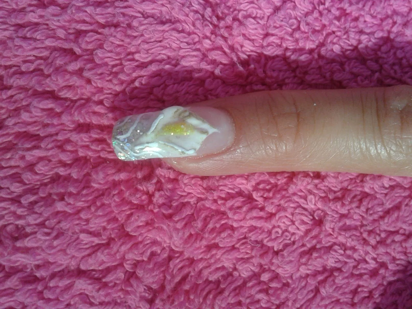 Nails And More: Flor de Alcatraz en acabado 3D