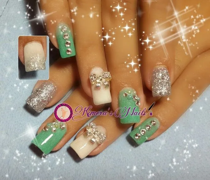 nails #uñasbellas #uñasacrilicas #acrilycnails #uñas #diseño ...