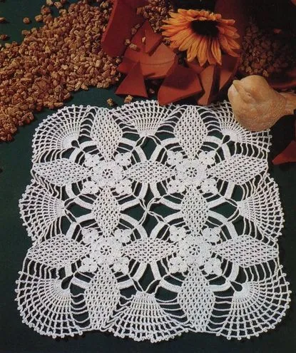 Napperons carrés et leurs grilles gratuites , au crochet ! - Le ...