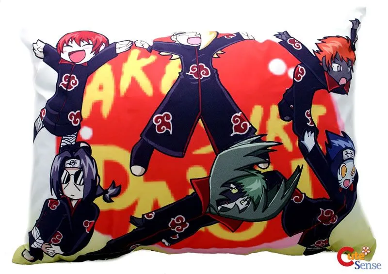 Naruto Akatsuki Ninja Pillow Cushion at Cutesense.