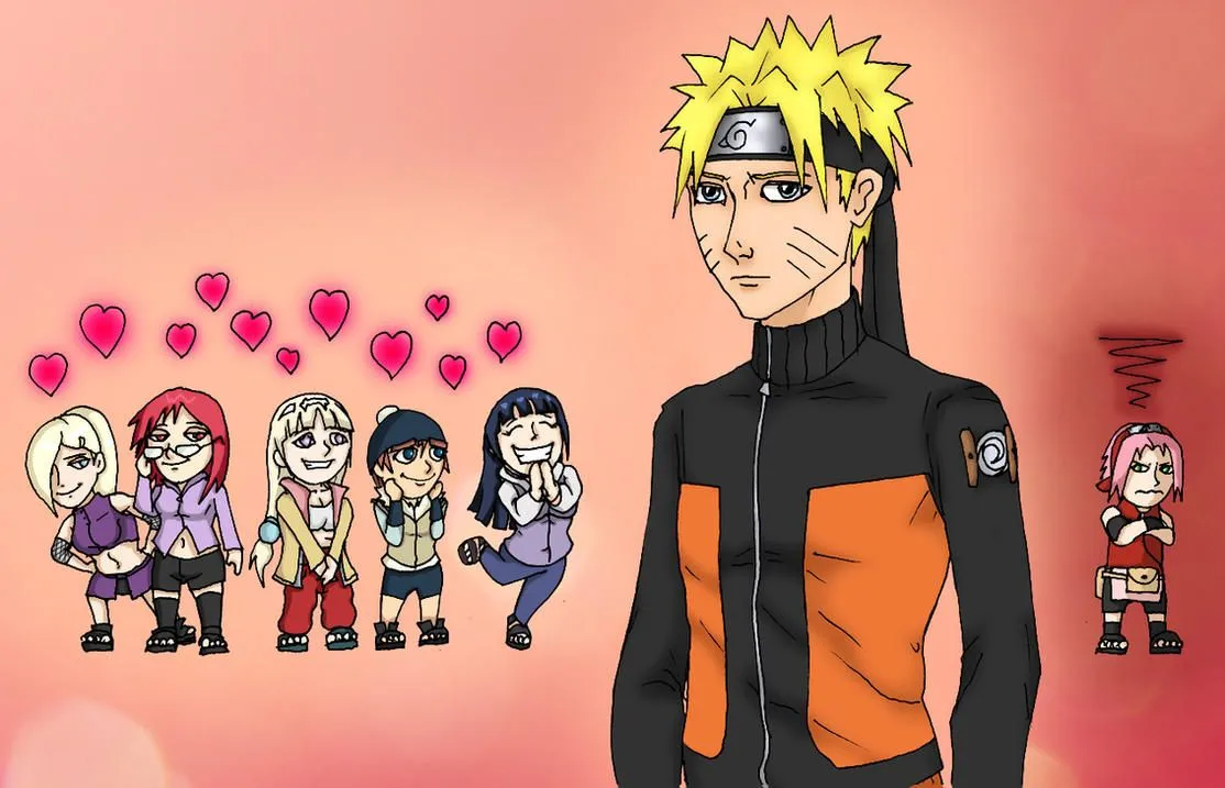 Naruto fans and sakura colored by ~Faeries-And-Phantoms on deviantART