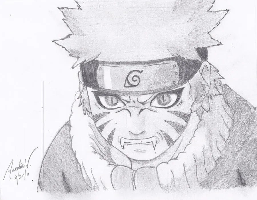 Naruto Pencil Sketch by AureliaDominiqueVida on DeviantArt