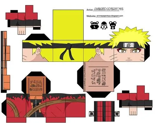 naruto sennin - naruto shippuden papercraft - a photo on Flickriver