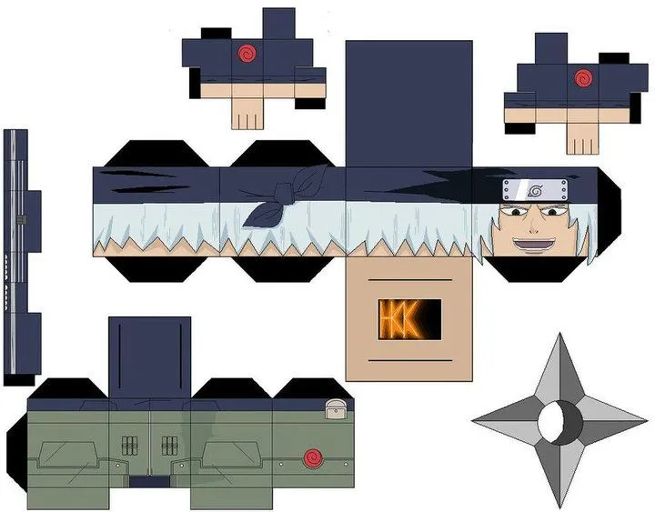 naruto shippuden: paper toys