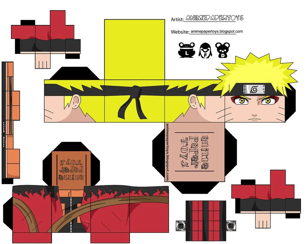 Naruto Shippuden Sage Mode Papercraft | Flickr - Photo Sharing!