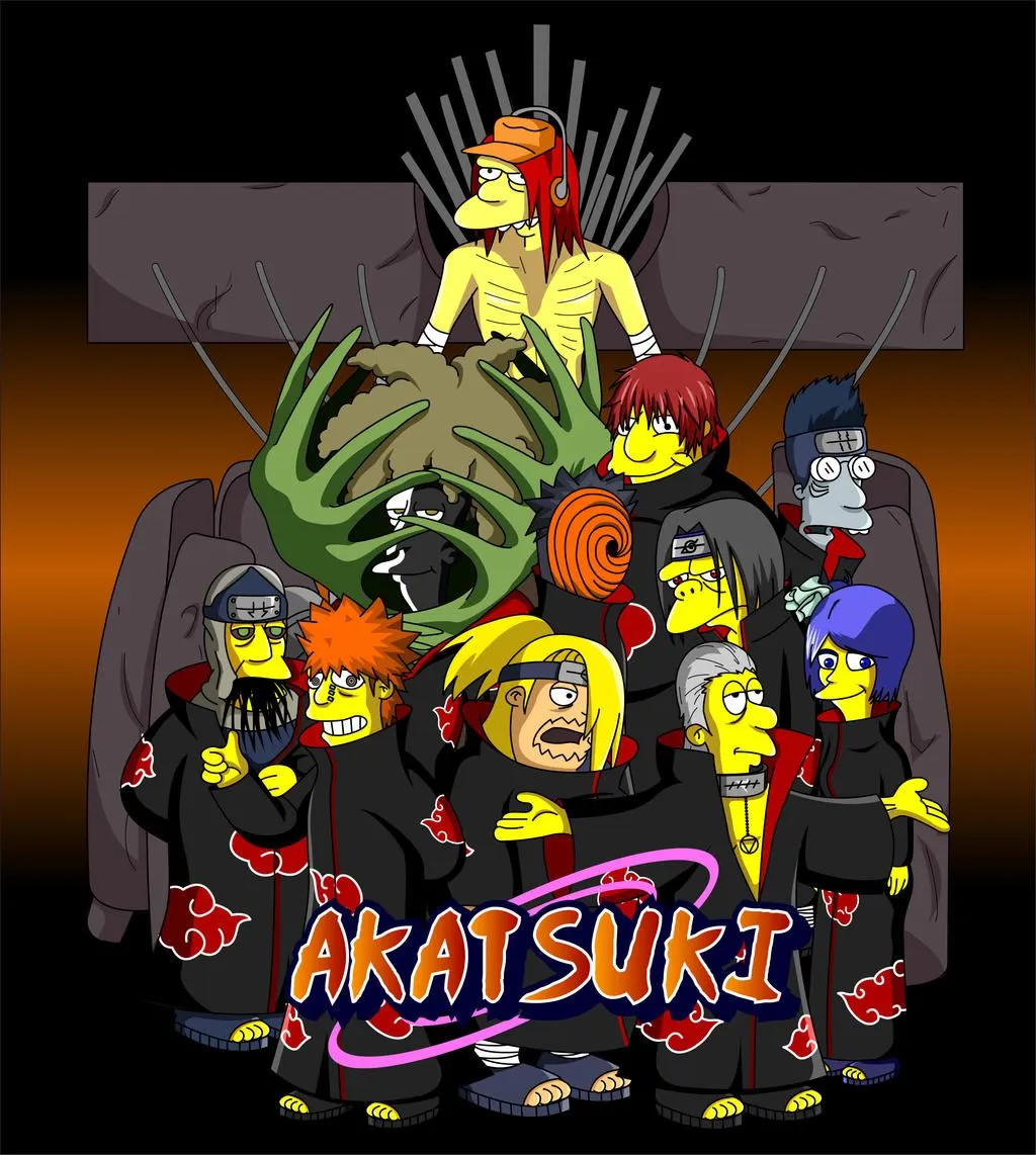 Naruto Simpsons - Team Gai by lloydvdw on DeviantArt