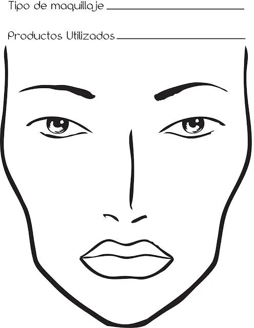 Natalia Carballo | Maquilladora profesional: Face Chart