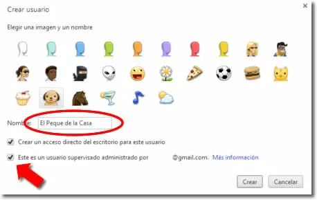 El navegador Chrome permite crear usuarios supervisados para niños ...