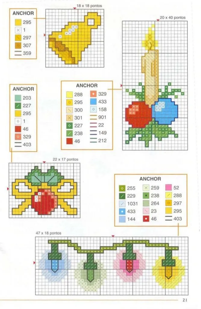Navidad, esquemas de punto de cruz | Tu Punto de Cruz