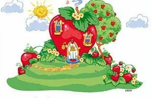 Navidad Frutillitas Strawberry Shortcake cute ilustraciones Tamaño ...