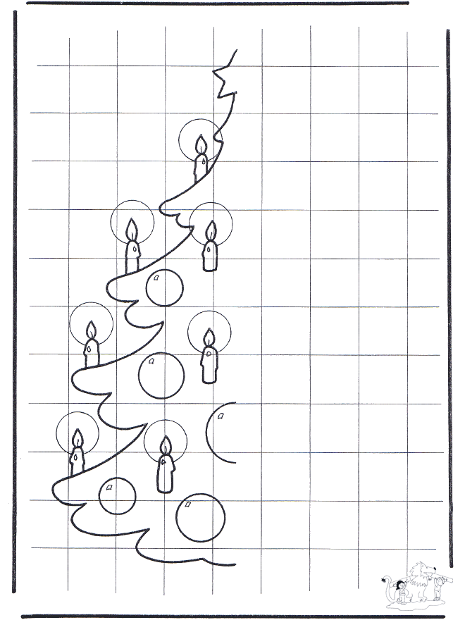 Navidad / Manualidades de Navidad / Copia el árbol de Navidad