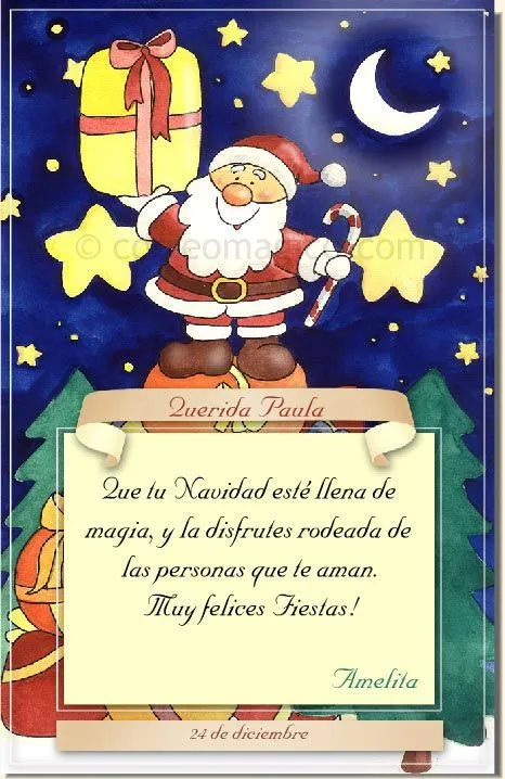 navidad noel - Tarjetas para imprimir GRATIS en tu casa en www ...