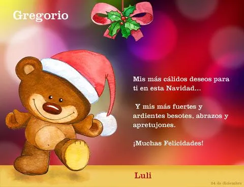 navidad osito - Tarjetas para imprimir GRATIS en tu casa en www ...