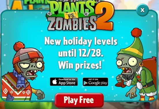 Navidad en Plantas vs. Zombies 2. | Kiosko Gamer ::