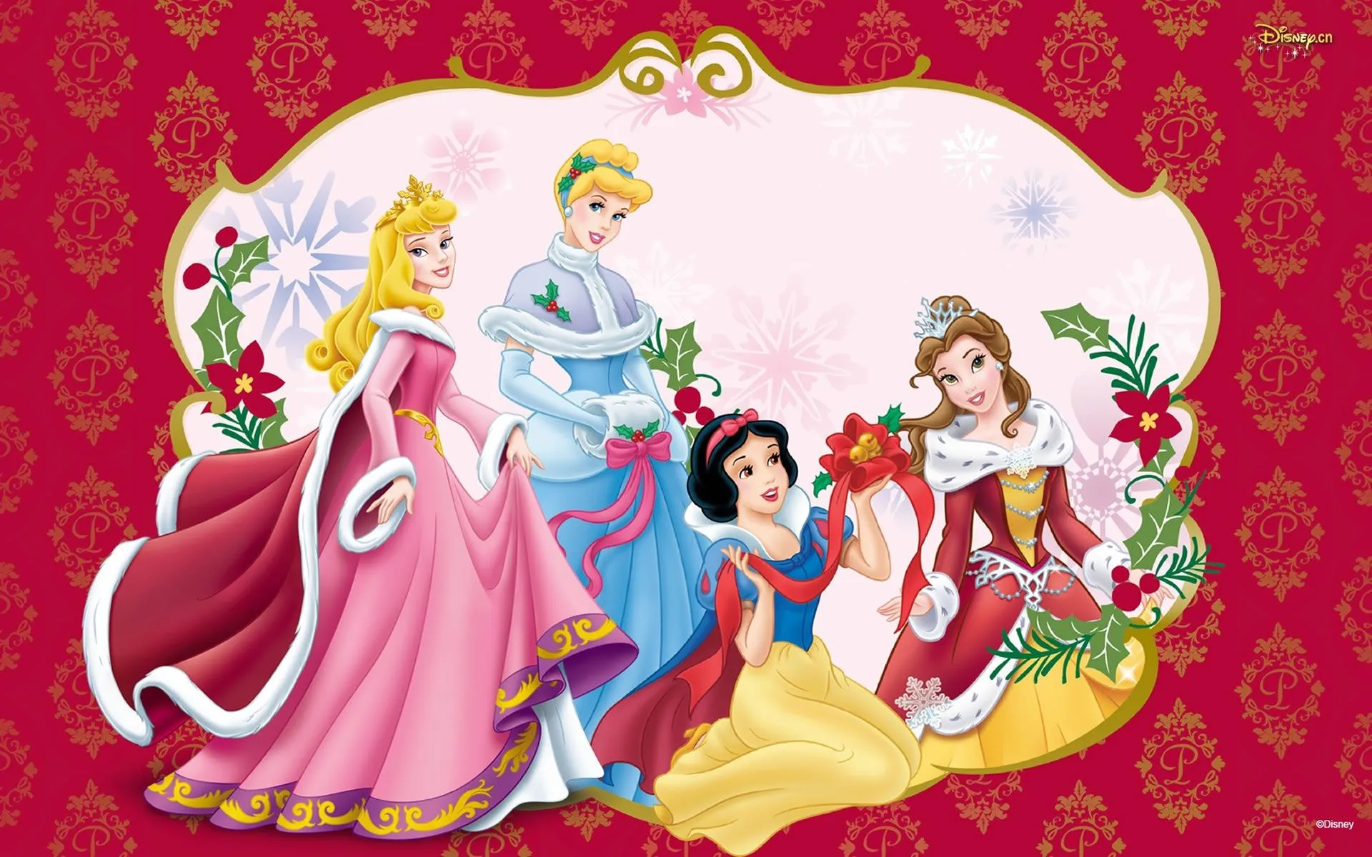 Navidad de Princesas Disney. - Wallpapers - Wallpapers