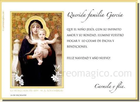 navidad virgen - Tarjetas para imprimir GRATIS en tu casa en www ...