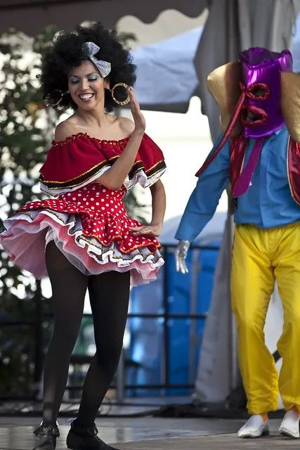 Negra Puloy and the Marimonda, representing the Carnaval from ...