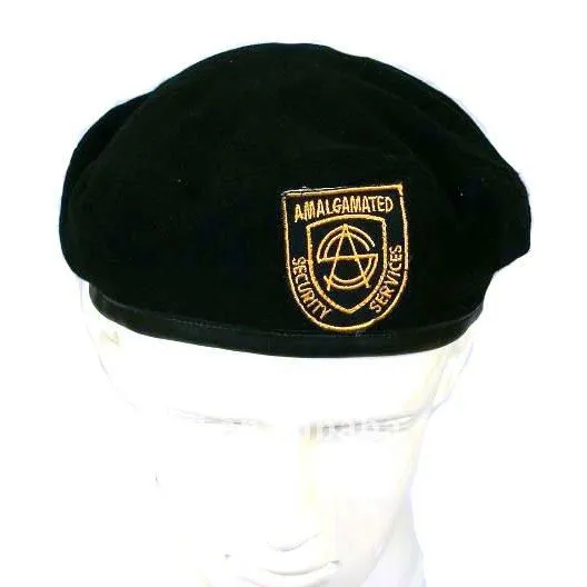 negro de lana militar boinas gorras y sombreros-Boinas ...