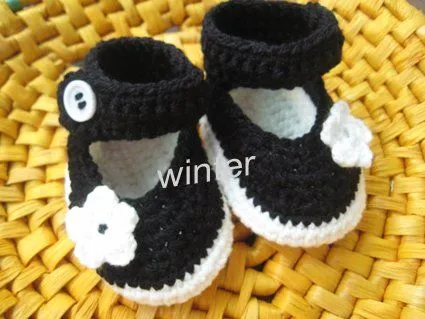 Zapatitos de bebé patron en crochet - Imagui