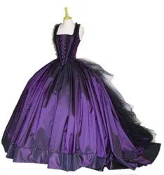  ... negro xd y ese vestido es el que llevaria es morado y es muy molon xd