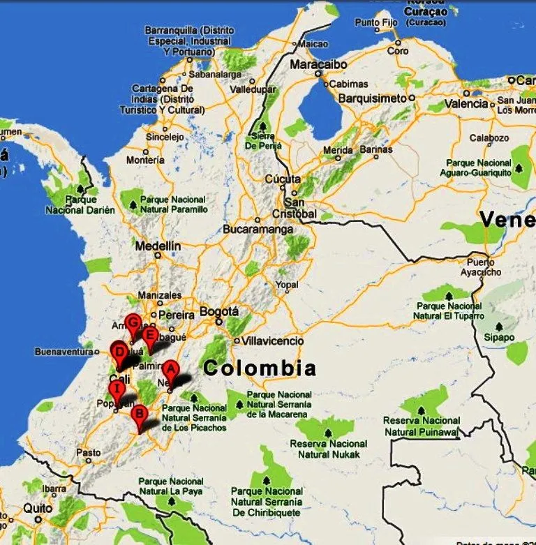 Neiva Huila Colombia: Mapas de Colombia