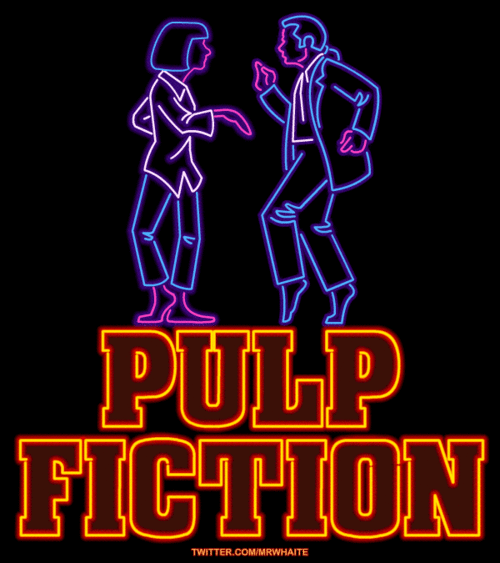 Neon Movie Signs: The Animated Gif Versions