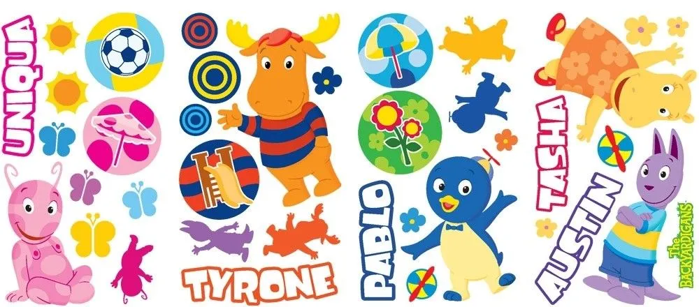 New Backyardigans Wall Decals Bedroom Stickers Toy Room Decor ...