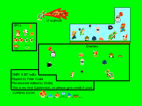 New 8 Bit Super Mario Bros Sprites [1][1] on Scratch