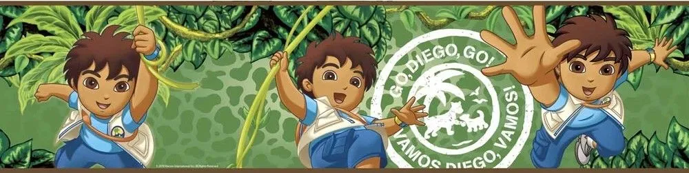 New Go Diego Go Wallpaper Border Boys Peel Stick Wall Decorations ...