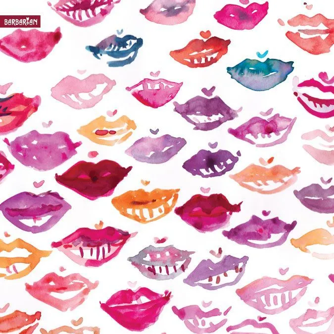 NEW "Sugar Lips" iPhone wallpaper. | Patterns | Pinterest