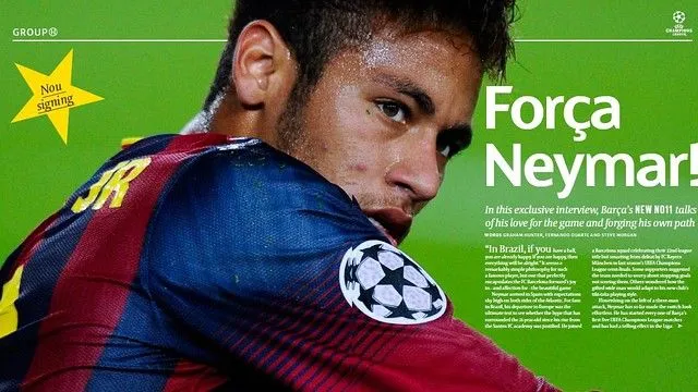 Neymar: "Espero ser igual de grande que Romário, Ronaldo ...