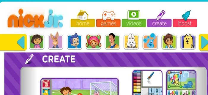 Nick Jr. Creativity Center | Best Kids Websites